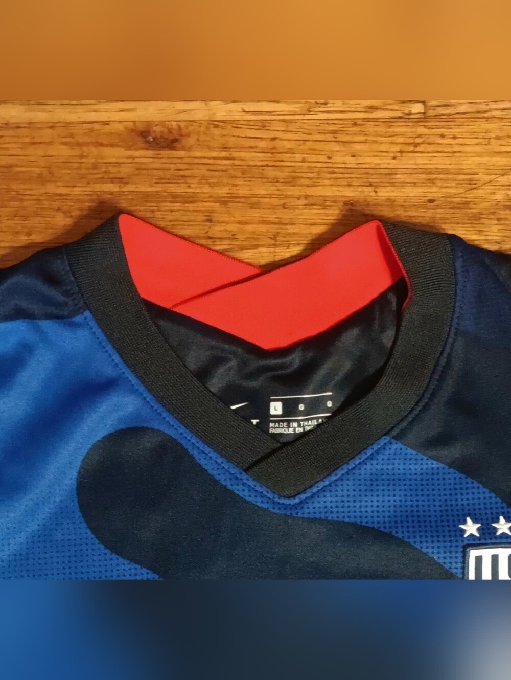 Nike USA Soccer Women’s 2020 Breathe Stadium Away Jersey Blue Camo Large - Picture 4 of 7